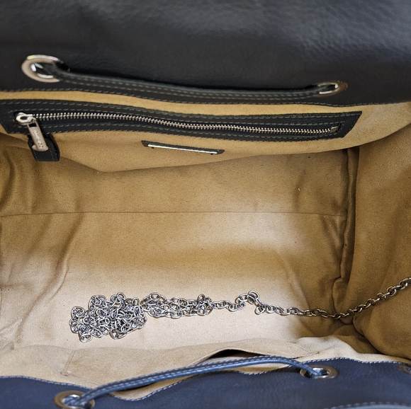 JIMMY CHOO Rosalie Grainy Calfskin Leather Satchel Bag - Picture 9 of 17